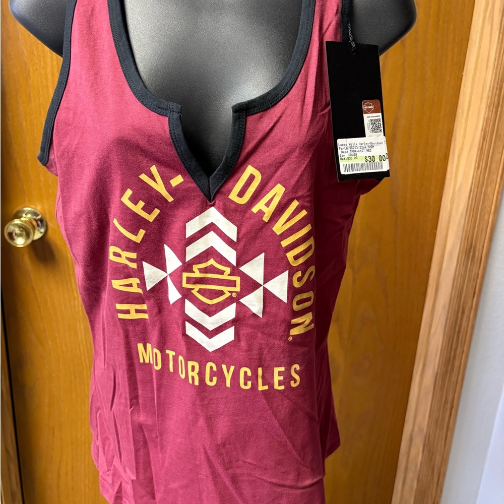 Harley-Davidson Women's Burgundy Tank Top